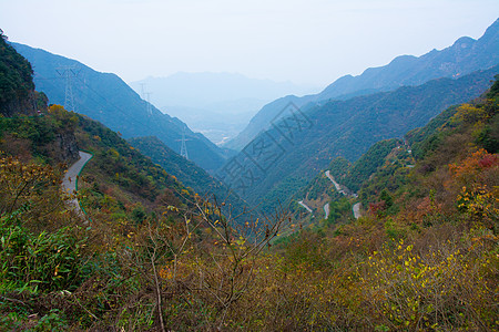 皖南秋色皖南的塔川秋色背景