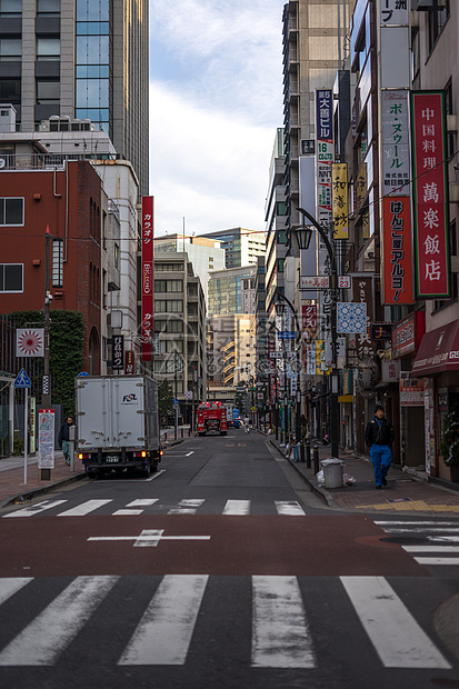 日本东京街景图片