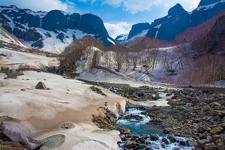 吉林长白山聚龙泉背景