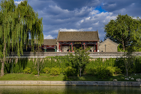 北京陶然亭背景