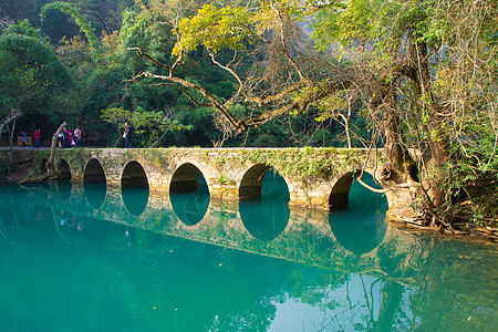 群马县自治州贵州黔南布依族苗族自治州荔波大小七孔景区背景