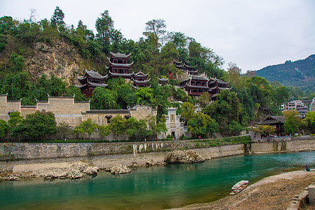 贵州黔东南苗族侗族自治州青龙洞景区图片