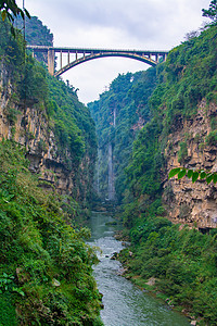 贵州黔西南马岭河峡谷背景