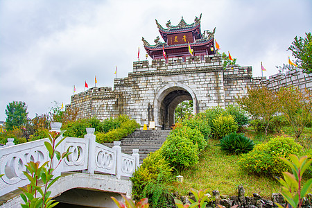 贵阳青岩古镇贵州四大古镇之一青岩古镇背景