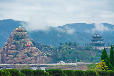 湖北蕲春县风光背景图片