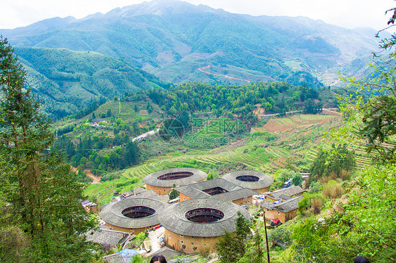 福建永定客家土楼图片