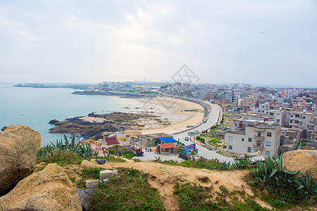 福建泉州崇武古城背景