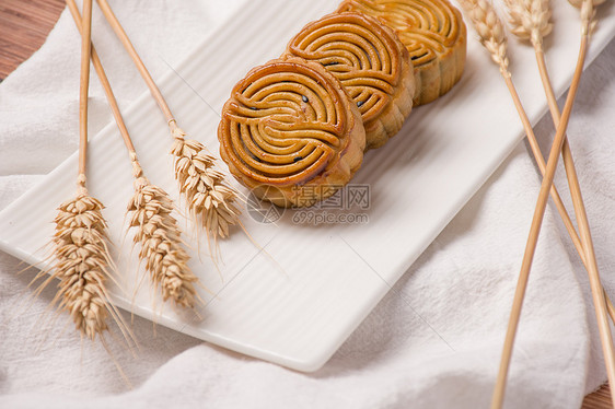 中秋美食月饼图片