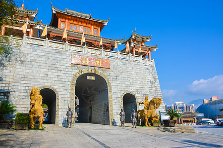 松州古城重庆酉州古城背景