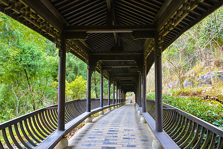 重庆酉州古城廊桥背景图片