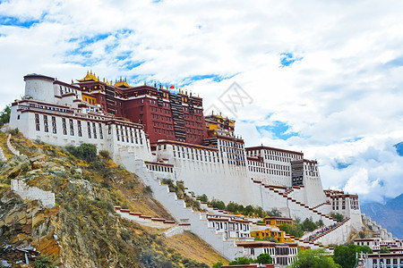 西藏拉萨布达拉宫风景图片