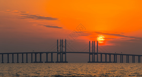 胶州湾跨海大桥图片