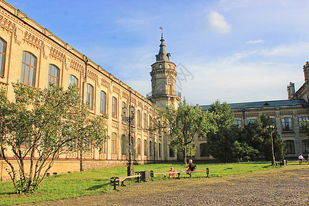 乌克兰大学校园背景