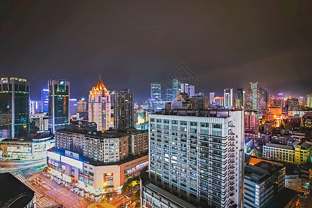 成都市背景素材成都骡马市夜景背景