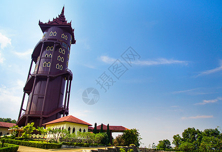 缅甸曼德勒地标建筑钟楼图片