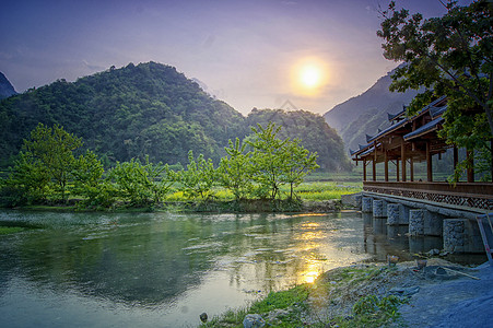 广南坝美文山普者黑背景图片