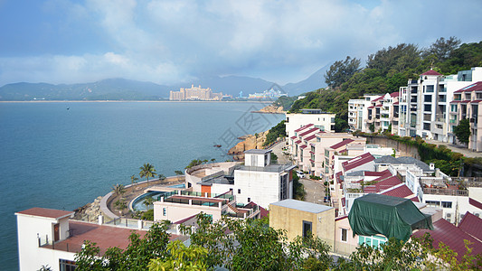 澳门竹湾景区高清图片