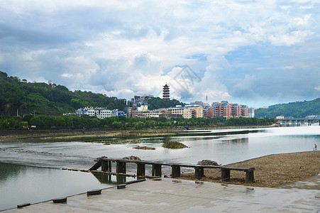 福建永定中川古村落图片