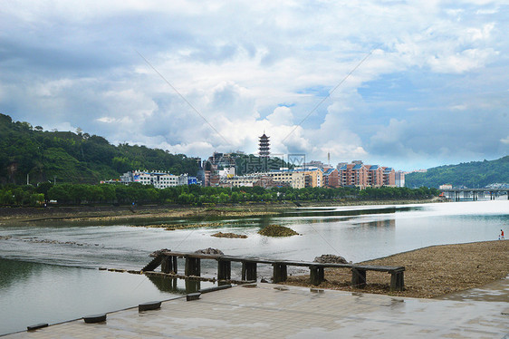 福建永定中川古村落图片