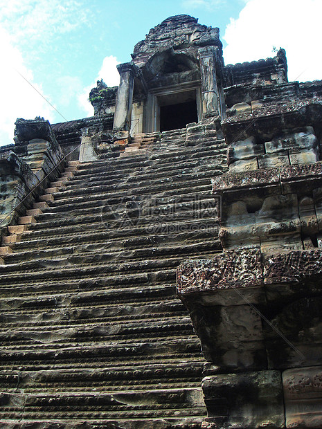柬埔寨吴哥窟天堂的阶梯图片