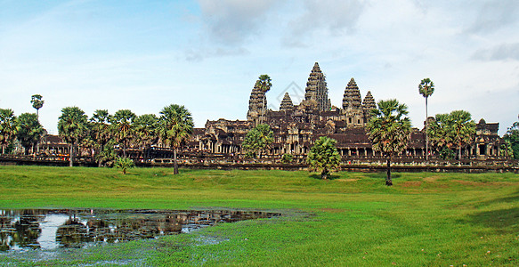 柬埔寨暹粒柬埔寨吴哥窟Angkor Wat背景