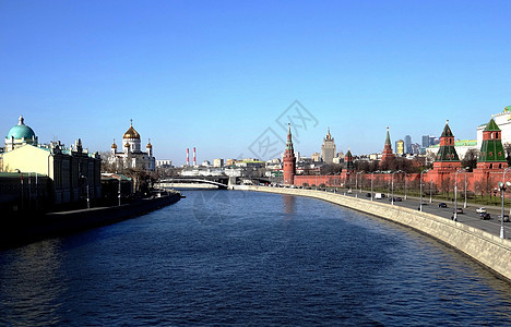 俄罗斯风光莫斯科河图片