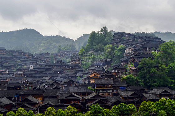 西江苗寨风景区图片