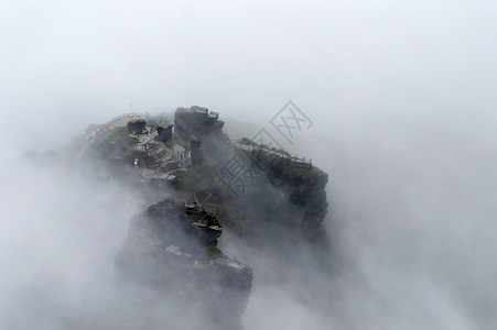 贵州铜仁梵净山风景区背景