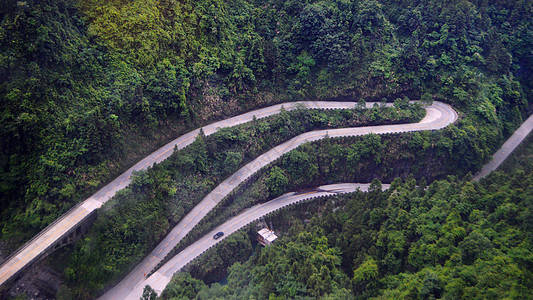 张家界盘山公路图片