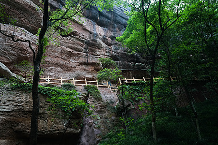 通天阁赣州通天岩景区背景