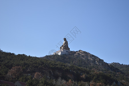 威海石岛赤山风景区背景图片