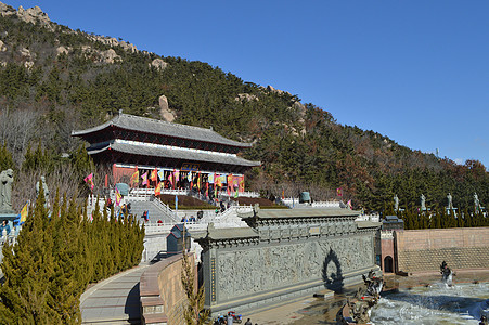 威海石岛赤山风景区背景