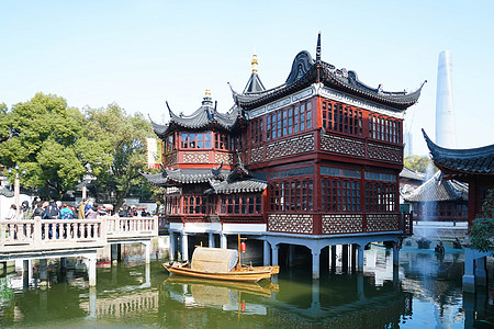 上海豫园建筑上海豫园背景