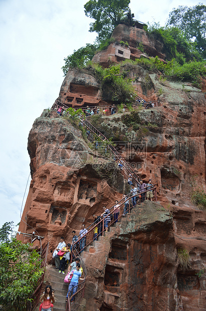 乐山大佛景区风景照图片