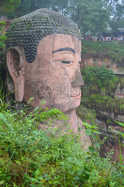 乐山大佛景区风景照图片