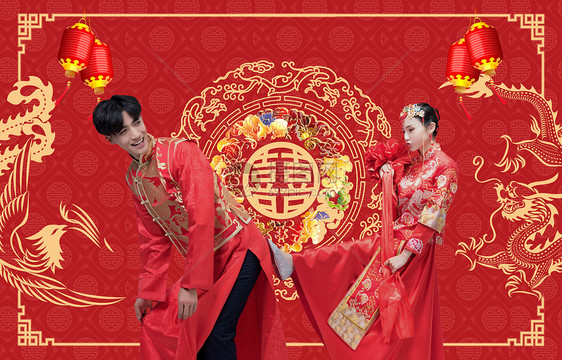 中式婚礼图片