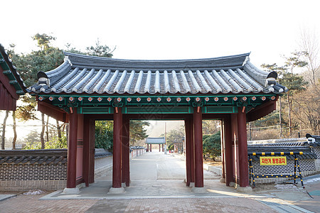 韩国仁川韩式建筑图片