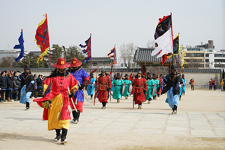 韩国首尔景福宫高清图片