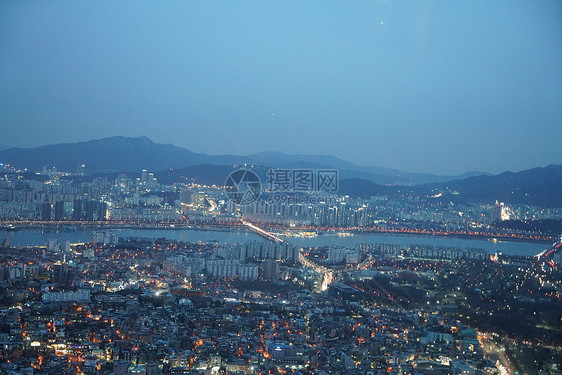 韩国首尔夜景图片