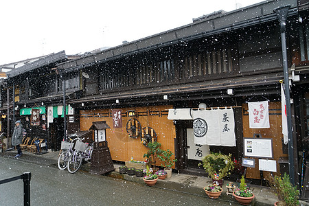 日本高山城市风光高清图片