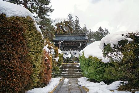 日本高山城市风光图片