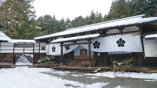 日本高山城市风光高清图片