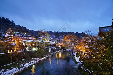 日本高山城市风光高清图片