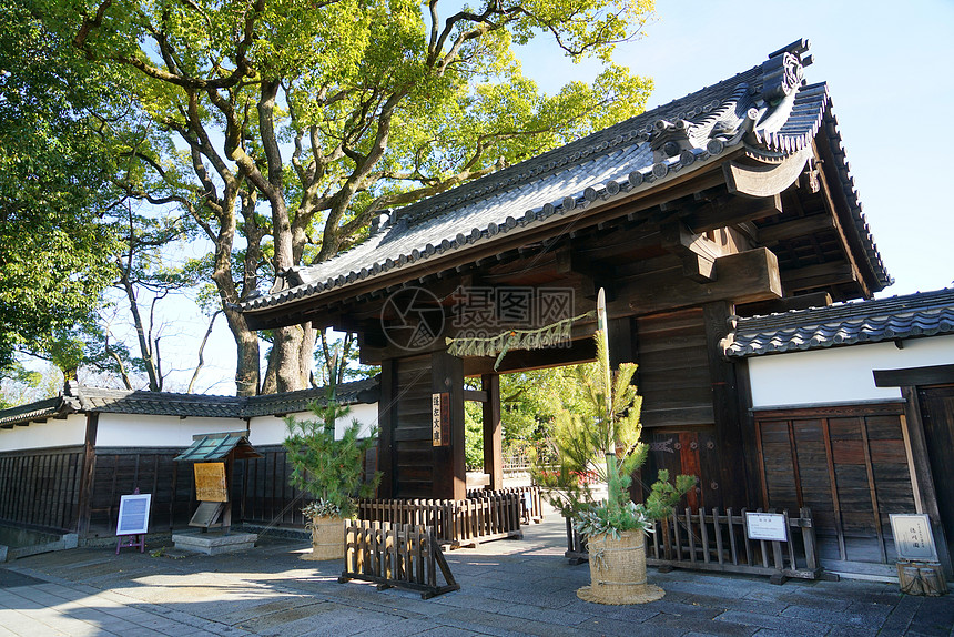 日本名古屋传统寺庙图片