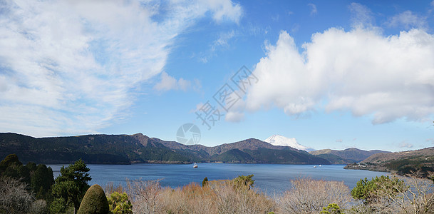 航拍日本富士山图片