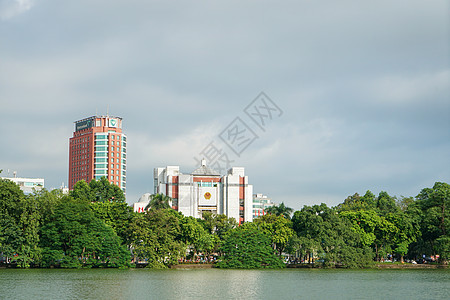 越南河内城市地标高清图片