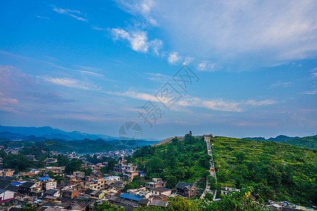 人文历史贵州贵阳青岩古镇背景