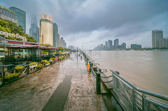 上海黄浦江东岸陆家嘴图片