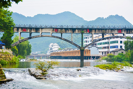 江西景德镇江西瑶里古镇风光背景