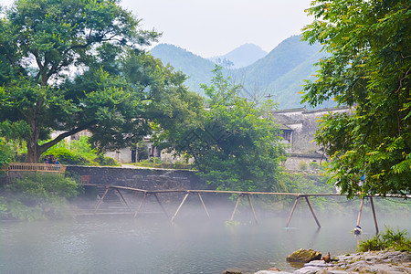 江西瓦罐江西瑶里古镇风光背景